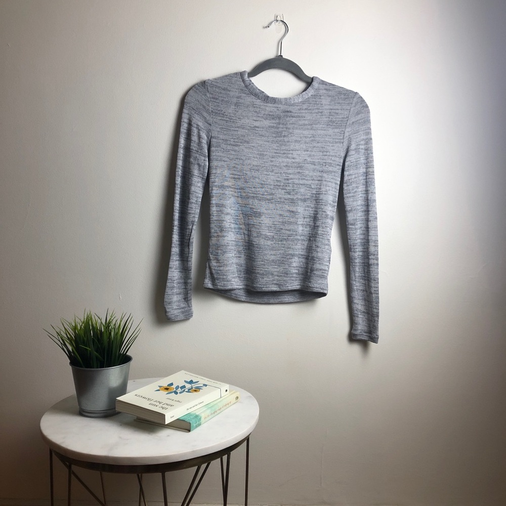 NWT tie back sweater